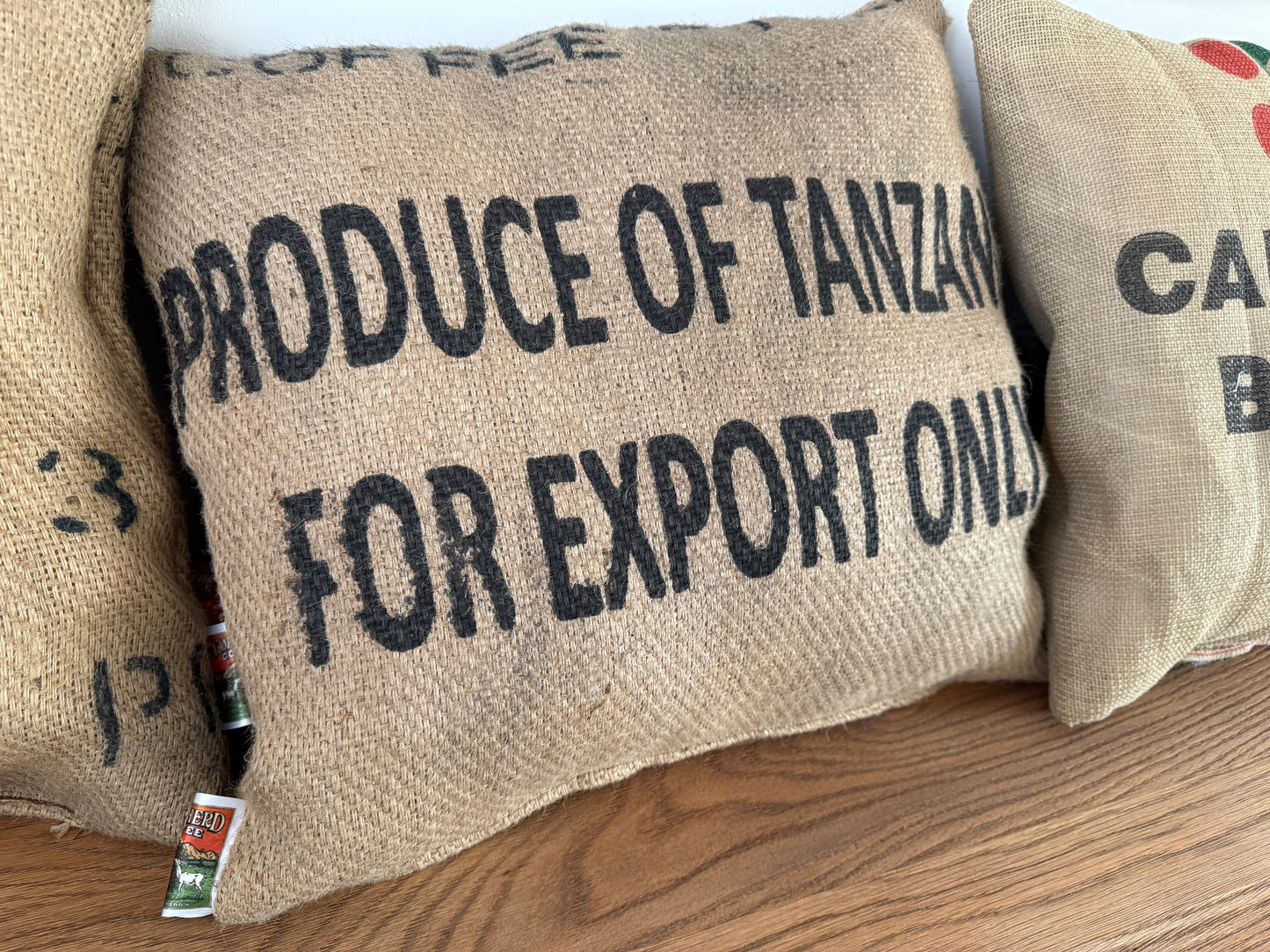 Coffee Sack Scatter Cushion