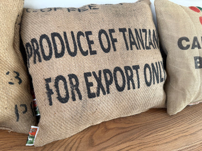 Coffee Sack Scatter Cushion