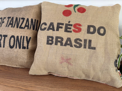 Coffee Sack Scatter Cushion