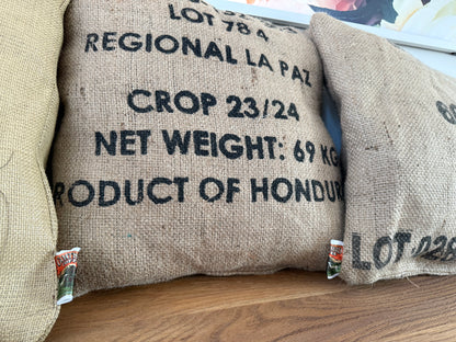 Coffee Sack Scatter Cushion
